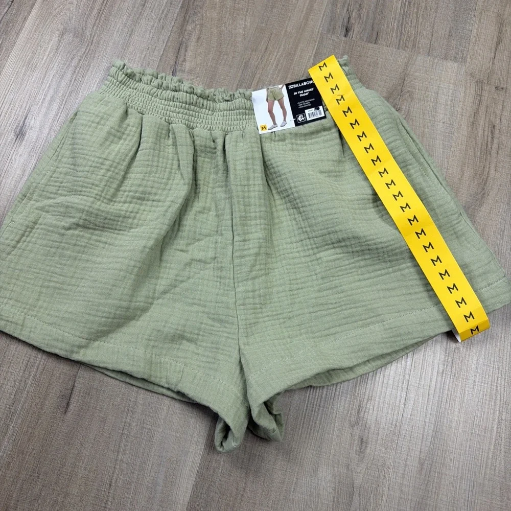 Billabong In The Waves Short Avocado 100% Cotton Gaze NWT Medium - Picture 6 of 11